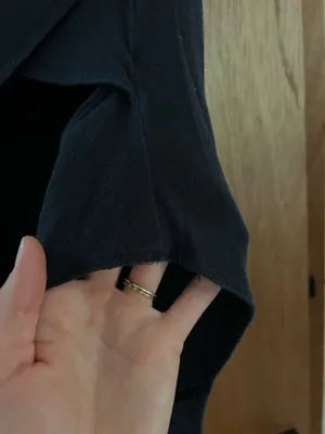 Super soft back cutout Abercrombie & Fitch black bodysuit thumbnail 3