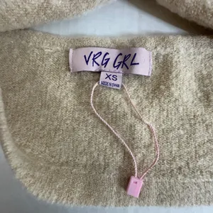 VRG GRL Halter Top Knit‎ Sweater Vest Button Front Sleeveless XS thumbnail 3