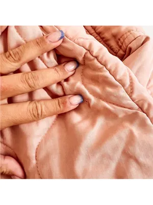 Blank NYC cropped quilted jacket in pink thumbnail 4