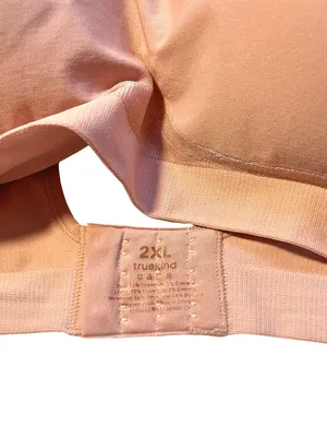 Truekind Supportive Comfort Wireless Shaping Bra 2XL Pink Size undefined thumbnail 2