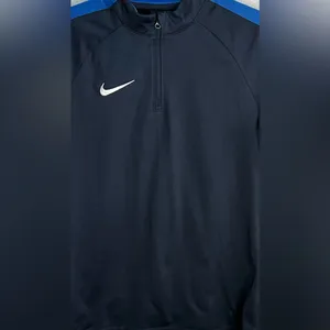 Nike Women’s Navy Dri-Fit Pullover Top thumbnail 4