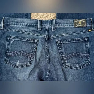 Lucky Brand Women's Sweet N Low Flair Distressed Denim Blue Jeans thumbnail 5