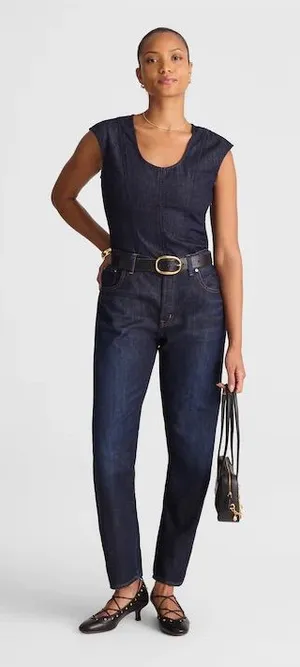 MADEWELL Curvy Dean Easy Staright Jeans thumbnail 1