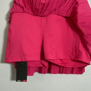 New with Pinhole Gapfit Pink Skort‎ XL Sporty Tenniscore Preppy Feminine Workout thumbnail 6