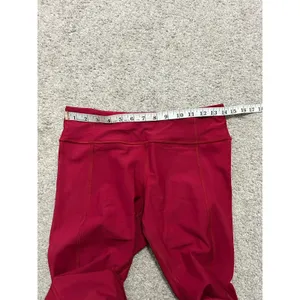 Lululemon Tight Stuff Tight II Reflective Luxtreme Size 8 Ruby Red RUBR‎ 05014 thumbnail 5