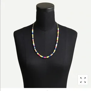 NWT J CREW ZIGZAG BEADED NECKLACE thumbnail 2
