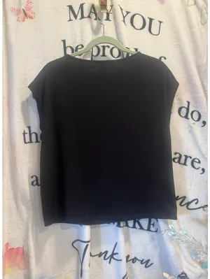 H&M Modern Black Women's Top, Size L thumbnail 3