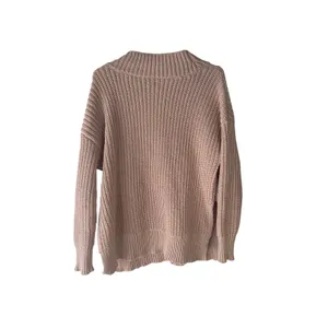 Aerie Size Medium Light Pink Knit Round Neck Sweater Coquette Soft Cozy‎ thumbnail 4