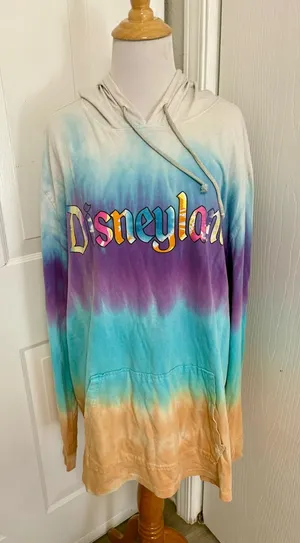 Disney Disneyland Tie Dye Lightweight Hoodie thumbnail 1