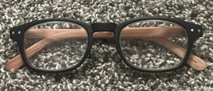 Tashon Black and Brown Reading Glasses +3.50 With Pouch thumbnail 1