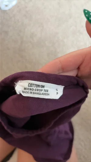 Cotton On Plum Micro Top Tee thumbnail 3