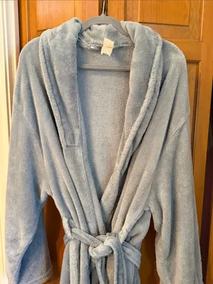 🤗🤗🤗3 for 12$🤗🤗🤗Slouchy Short Robe for Women - Light Gray thumbnail 2