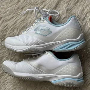 Lotto White and Blue Women's Miracle 400 Sneakers Size 8 thumbnail 3