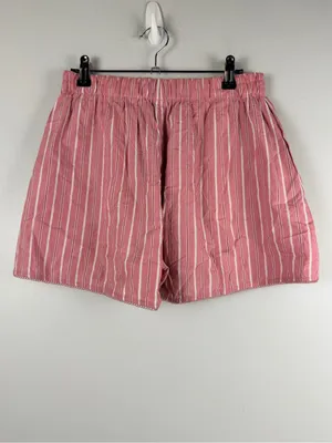 Parke Frill Stripe Boxer Shorts Dark Pink Stripe size medium thumbnail 3