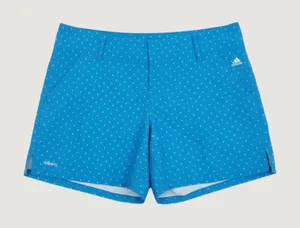 Adidas Adizero Golf Shorts Blue Star Print Womens Size 10 Performance Athletic thumbnail 1