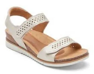 Cobb Hill May Wave metallic sandals silver ankle strap women’s size 9‎ casual thumbnail 1