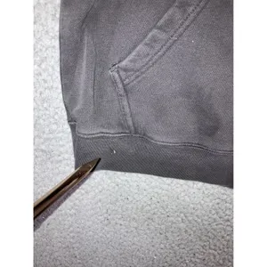 Nike Hoodie Women M Faded Black Pullover Swoosh Logo Activewear Grunge‎ Outdoor thumbnail 4
