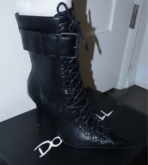 Dolls Kill Generation Kiss Boulevard Heeled Boots size 7’womens thumbnail 1