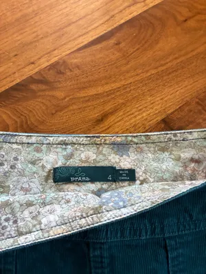 prAna Blue Corduroy skirt thumbnail 2