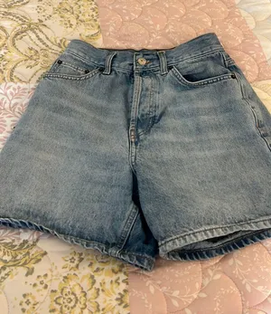 Top shop jean shorts thumbnail 1