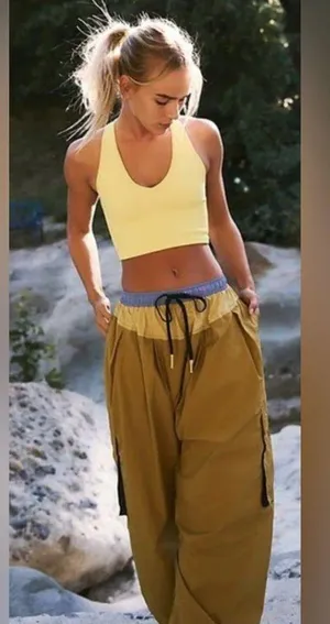 Free People Movement Spring Forward Jogger Pants Sold Out Rare Color thumbnail 2