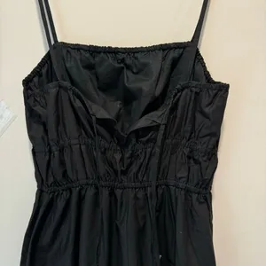 NWT Madewell Embroidered Tank Midi Dress in Poplin NS131‎ Black Sz 2 thumbnail 8