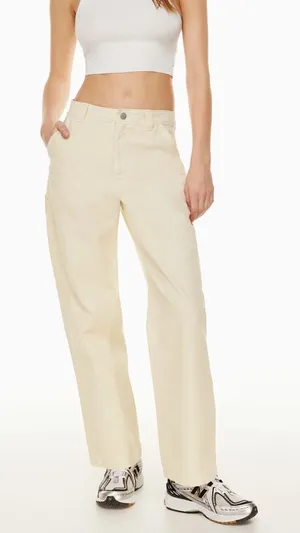 Aritzia‎ TNA Greenwich Pant High Waisted Carpenter Twill Pants Relaxed Utility thumbnail 1