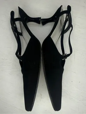 Vintage Stuart Weitzman Slingback Kitten Heels Shoes Sz 7.5 thumbnail 6
