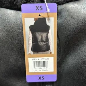 Bearpaw Ladies' Faux Leather Yoke Vest nwt thumbnail 8