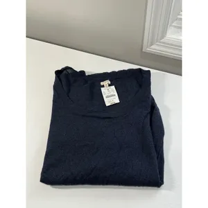 New w tags J Crew Factory Stone Blue Knit Sweater with Pockets Size M‎ thumbnail 7