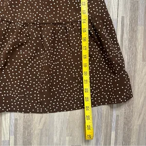 Timeless Brown Polka Dot Dress, Size Medium thumbnail 10