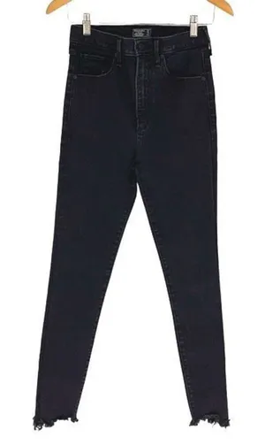 Abercrombie & Fitch Womens Ultra High‎ Rise Super Skinny Jeans Black Size 27/4 thumbnail 1