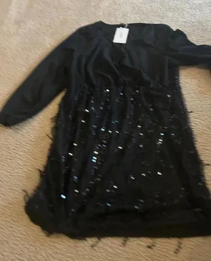 Woman size 18-20 elegant dress sparkles thumbnail 1