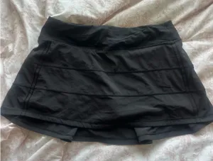 Lululemon Skirt Pace Rival Black 6 thumbnail 1