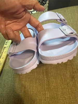 Birkenstock Arizona EVA Sandals in light purple thumbnail 9
