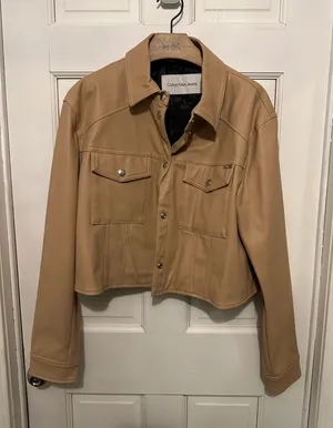 Faux Leather Shacket thumbnail 1