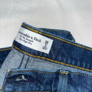 Abercrombie & Fitch Blue Straight Leg Jeans thumbnail 3