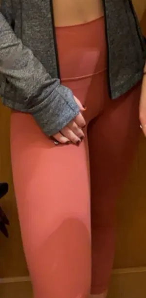 Lululemon Align Crop Leggings 4 21" Coral/Pink thumbnail 1
