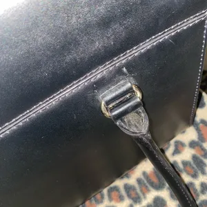 kate spade new york black leather shoulder bag with gold hardware thumbnail 13