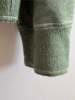 Abercrombie & Fitch Vintage Y2K Distressed Green Graphic Hoodie Small thumbnail 6