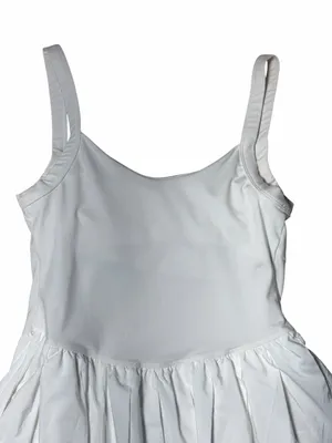 Free People Movement White Swing of Thing Tennis Dress Womens L thumbnail 6