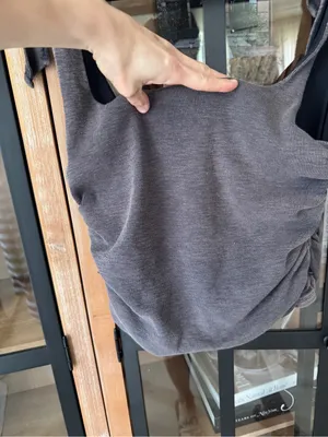 Free People boulevard tank top cropped ruched tie straps bow ribbed acid wash thumbnail 12