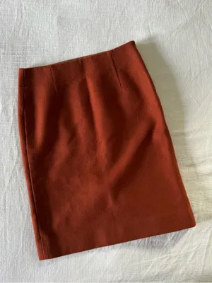 J. Crew 100% Double-Serge Wool Pencil Skirt, size 2 thumbnail 8