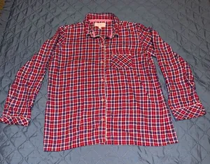 Victoria's Secret Red, Purple & White Plaid Sleep Top&Pants Pj’s Size-S thumbnail 1