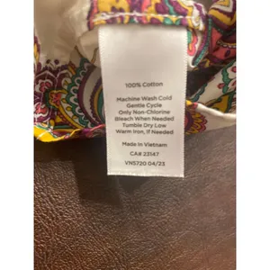 Talbots Petite MP Floral Paisley Button‎ Down Shirt 100% Cotton Western Boho thumbnail 5