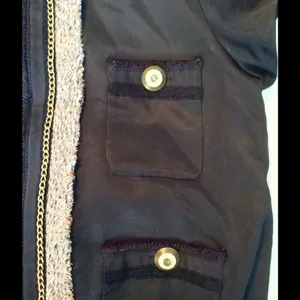 BCBGMAXAZRIA Jacket With Gold‎ Chain Trim thumbnail 3