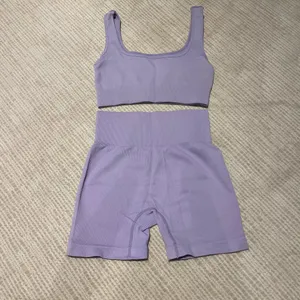 Ribbed Workout Set Purple thumbnail 2