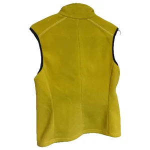 Patagonia Synchilla Vest Full Zip Fleece Vintage Y2K Bright Yellow Sz Md thumbnail 7