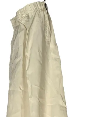 Marrakech Silky Jogger Pants Large Cream Lightweight Relaxed Pull On thumbnail 4