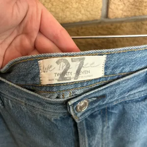 We the Free Free People Maggie Mid Rise Straight Leg Jeans Denim Crop Size 27 thumbnail 5